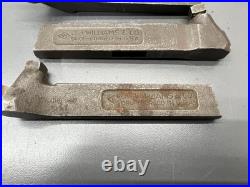 (h) ARMSTRONG WILLIAMS MACHINIST LATHE TOOL HOLDER LOT OF 12 MADE IN USA