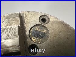 (mc) BUCK 1434 3 JAW MACHINIST LATHE CHUCK WITH TAPER