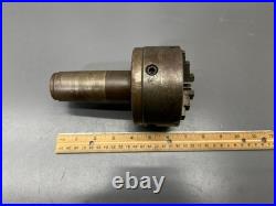 (mc) BUCK 1434 3 JAW MACHINIST LATHE CHUCK WITH TAPER