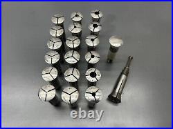 (x) Very Rare Hardinge 5sc 20pc Machinist Lathe Step Collet Set Vgc USA