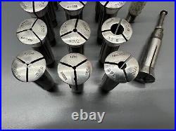 (x) Very Rare Hardinge 5sc 20pc Machinist Lathe Step Collet Set Vgc USA