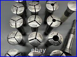 (x) Very Rare Hardinge 5sc 20pc Machinist Lathe Step Collet Set Vgc USA