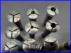 (x) Very Rare Hardinge 5sc 20pc Machinist Lathe Step Collet Set Vgc USA