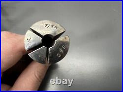 (x) Very Rare Hardinge 5sc 20pc Machinist Lathe Step Collet Set Vgc USA